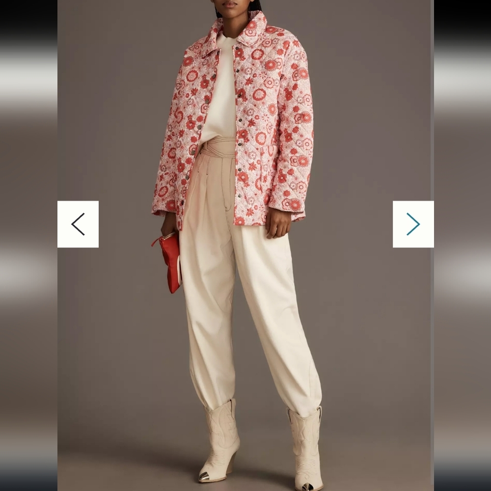 Anthropologie Glamorous Floral Jacket Size Small - Picture 2 of 9